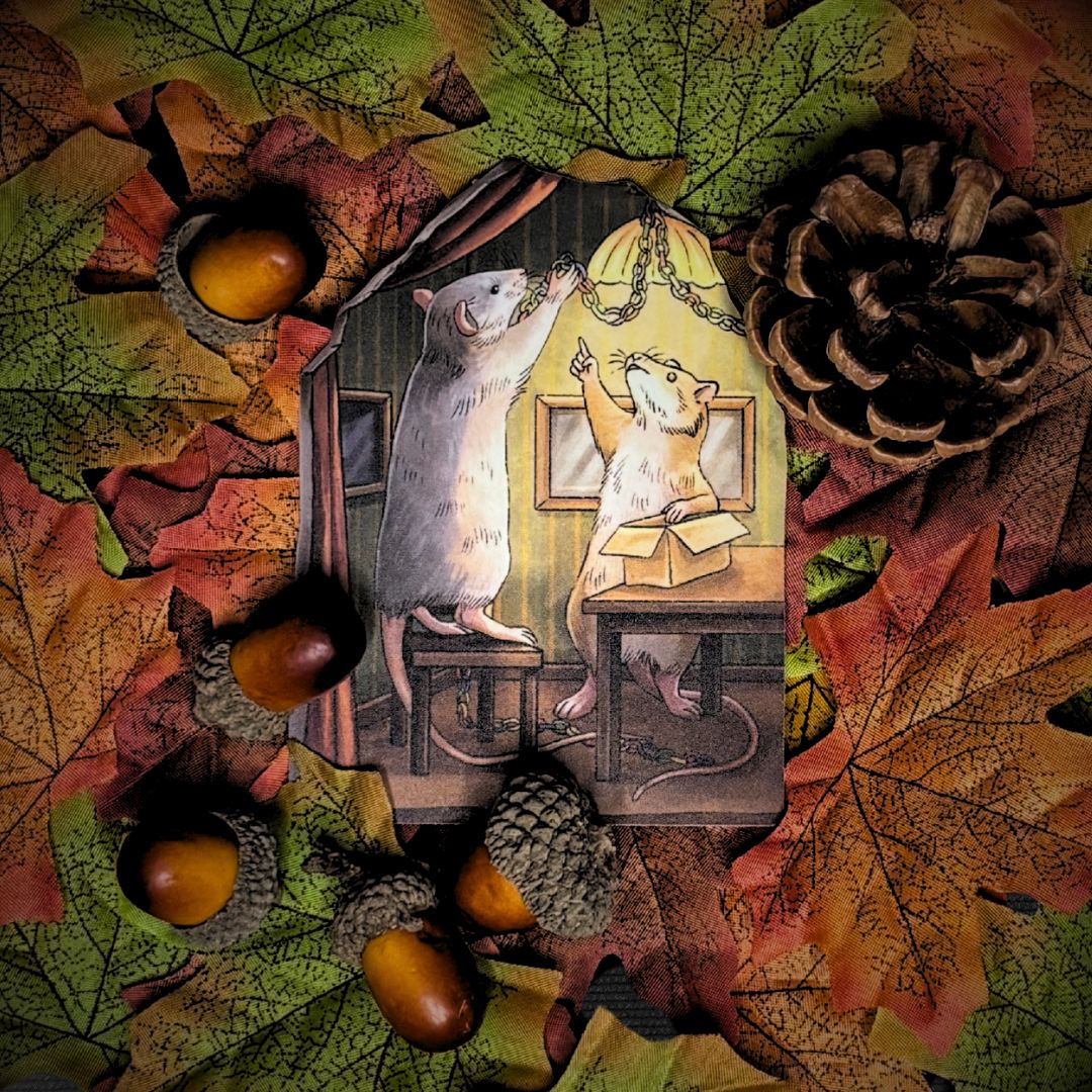 A Glimpse of the House Mice - Wall Decor Sticker