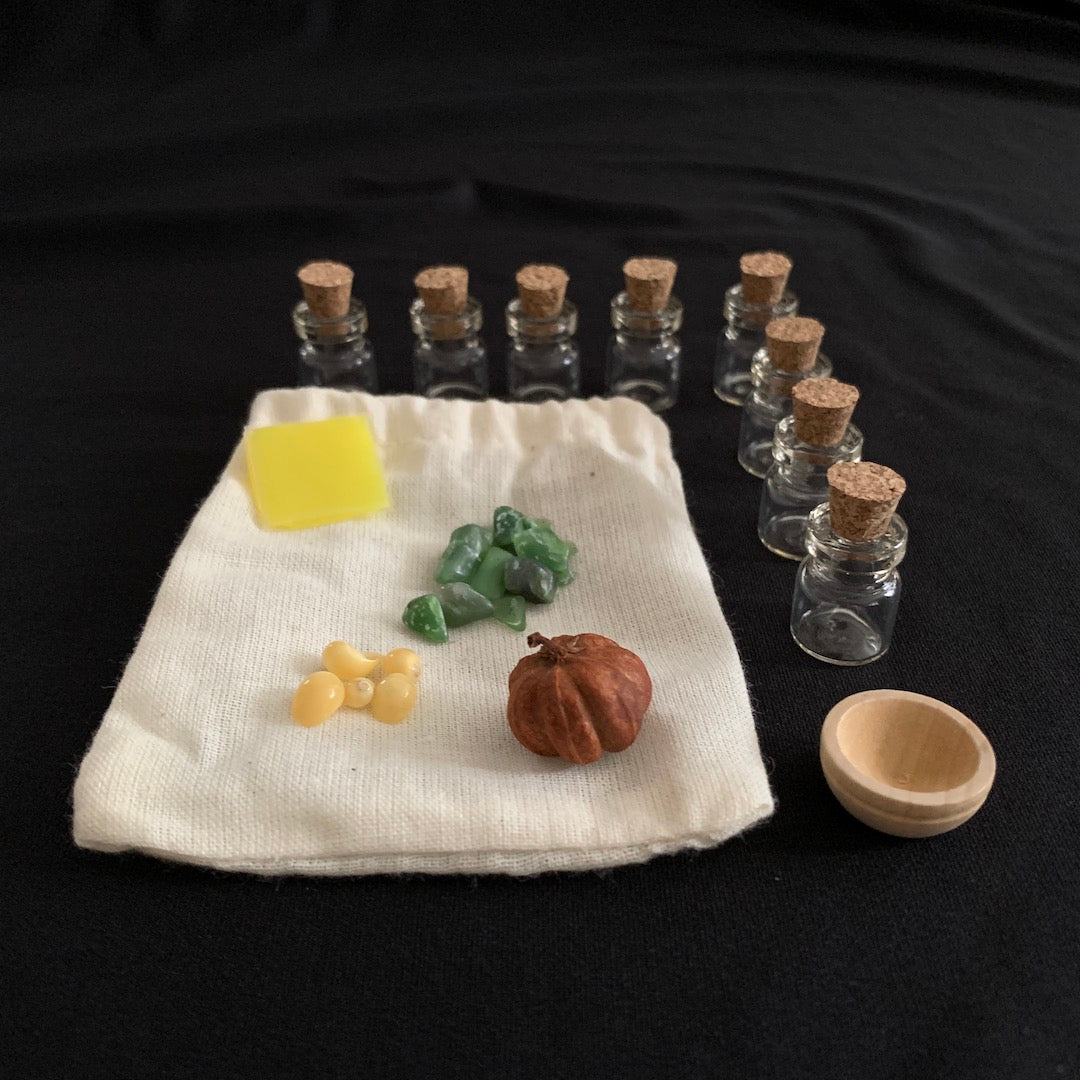 Selection of Curios - Miniature Jars and Curiosities