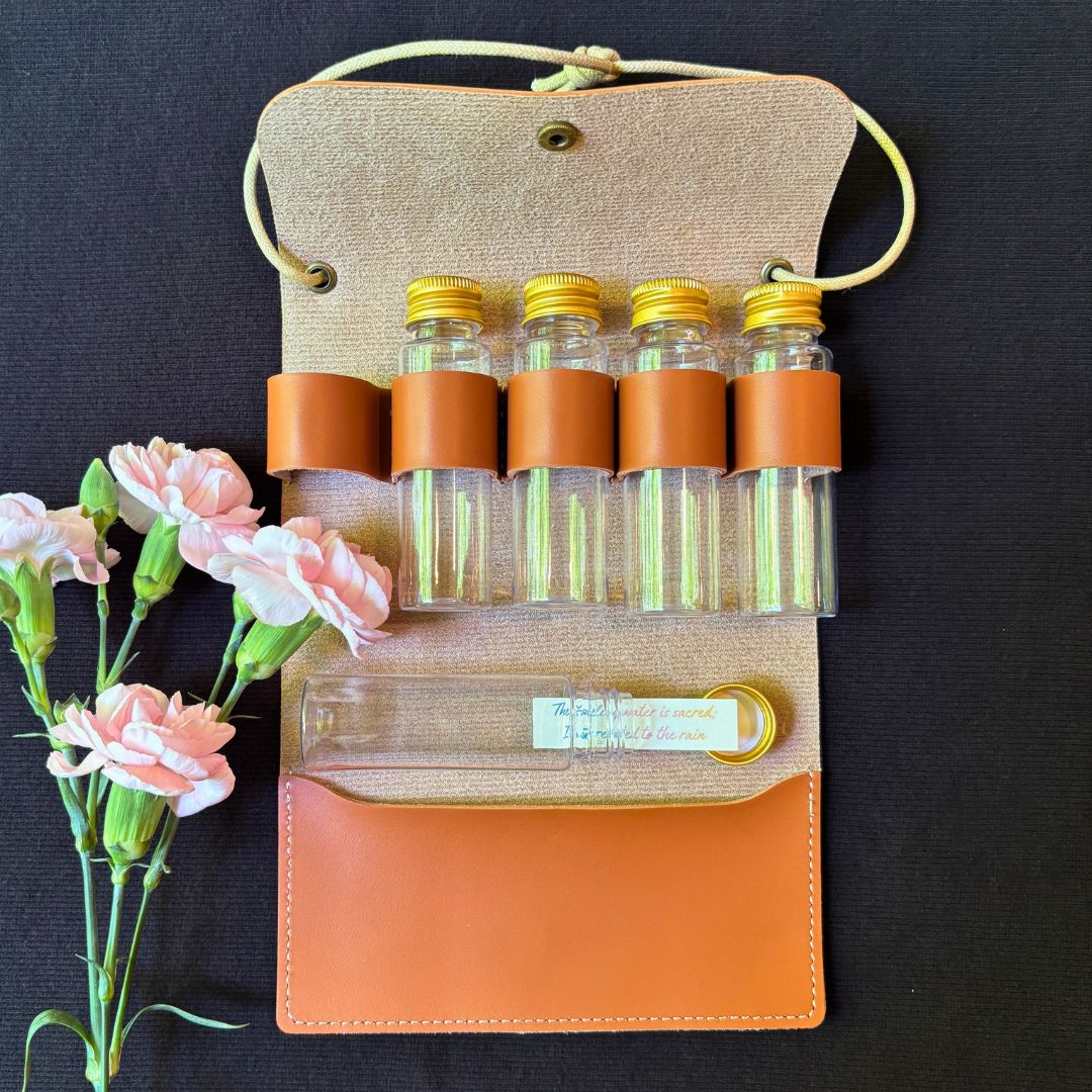 Purse of Potions - Vegan Leather Pouch with Vials