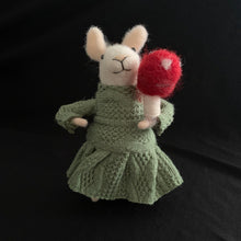 Load image into Gallery viewer, Matilda - Felt Mouse with Mushroom
