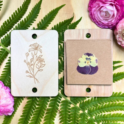 Plucked Memories - Portable Wooden Flower Press