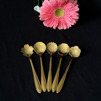 Botanical Teaspoon - Flower-Shaped Spoon