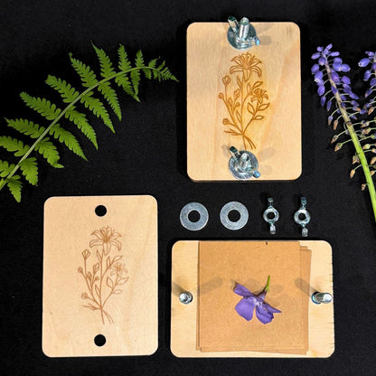 Plucked Memories - Portable Wooden Flower Press