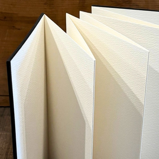 A Book of Two Journeys - Accordion-Fold Hardbound Watercolor Journal