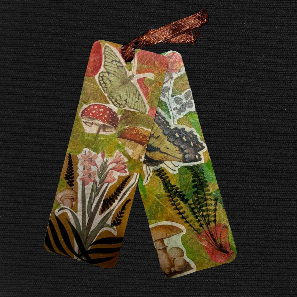 Leaves to Mark Your Spot - Collaged Bookmark Kit