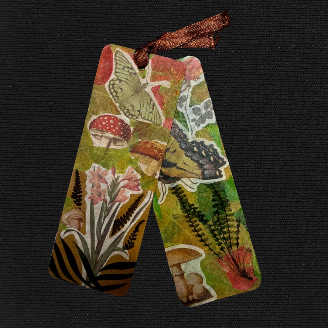 Leaves to Mark Your Spot - Collaged Bookmark Kit