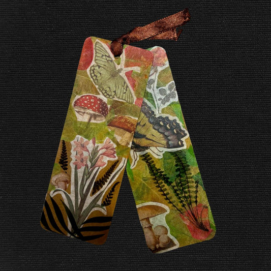 Leaves to Mark Your Spot - Collaged Bookmark Kit