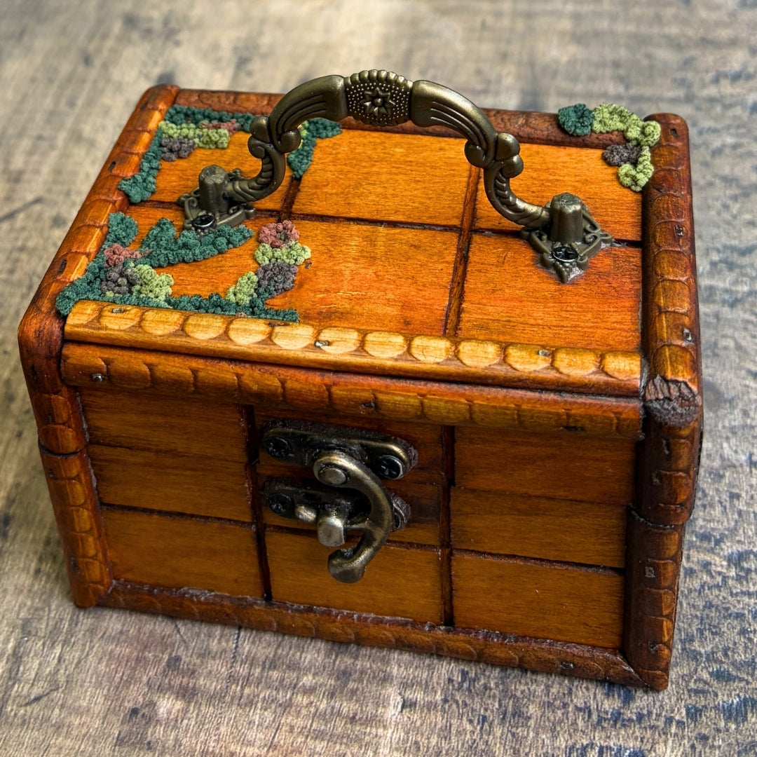 Forager's Study - Miniature Room Box Treasure Chest