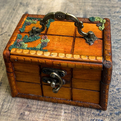 Forager's Study - Miniature Room Box Treasure Chest