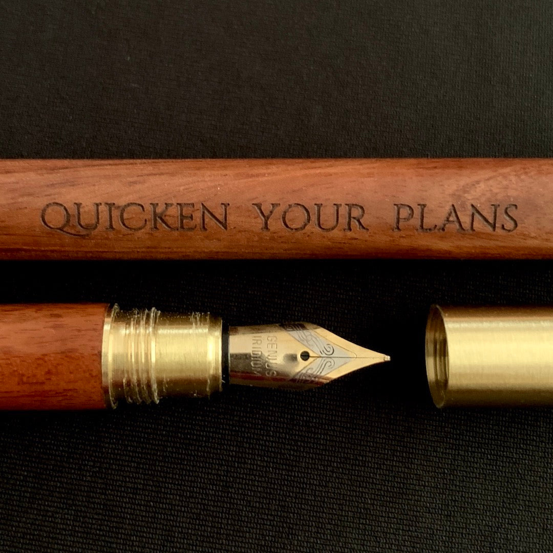 Old-Fashioned Pen - Wooden Fountain Pen