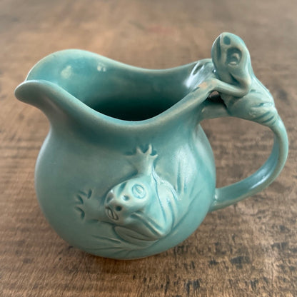 Frog Milk Jug - Celadon Creamer