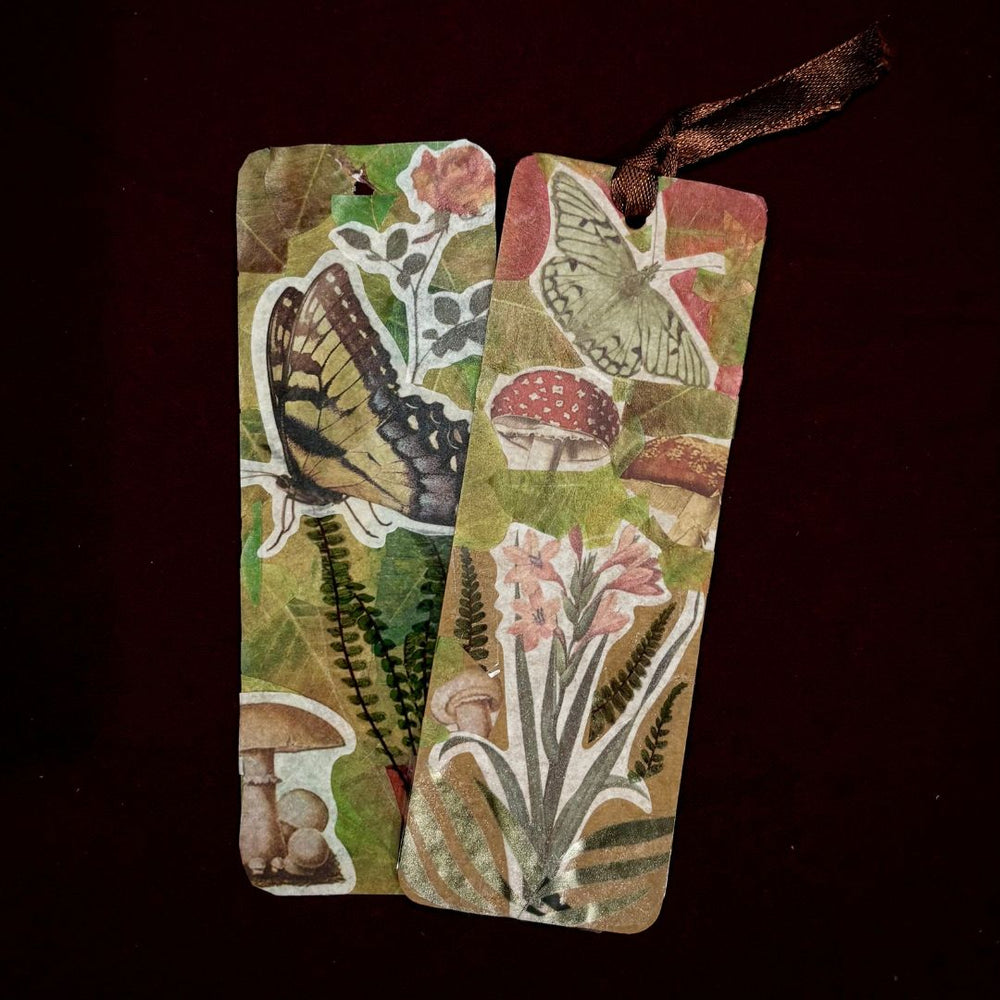 Leaves to Mark Your Spot - Collaged Bookmark Kit