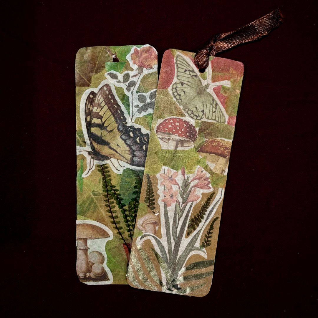 Leaves to Mark Your Spot - Collaged Bookmark Kit