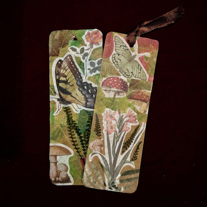 Leaves to Mark Your Spot - Collaged Bookmark Kit
