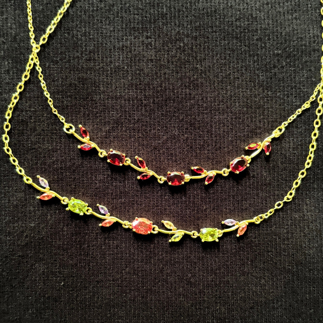 Colourful Vine Necklace - Oddment