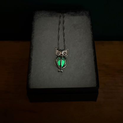 Glowing Owl Pendant