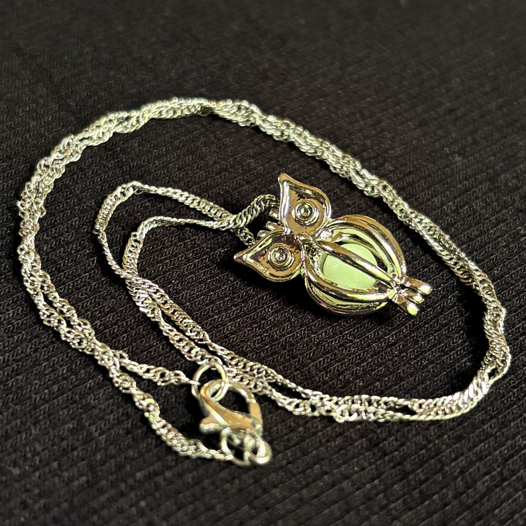 Glowing Owl Pendant