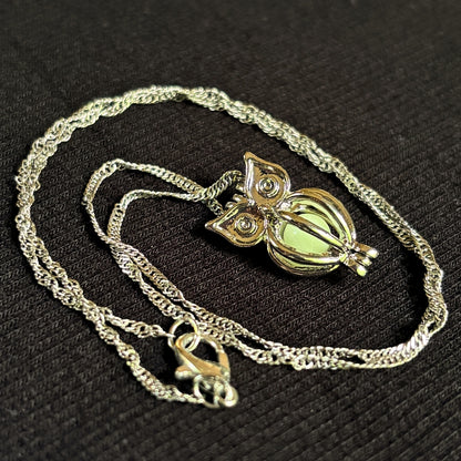 Glowing Owl Pendant