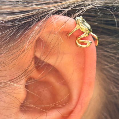 Gleaming Ear Cuff - Tiny Frog