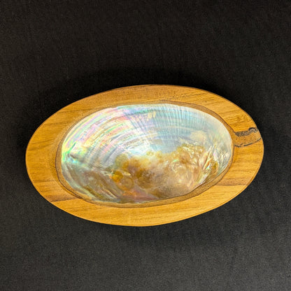 Wood and Abalone Bowl