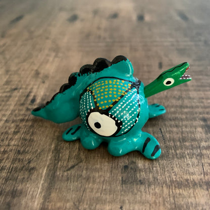 Reptile Companion - Nodding Folk-Art Creature