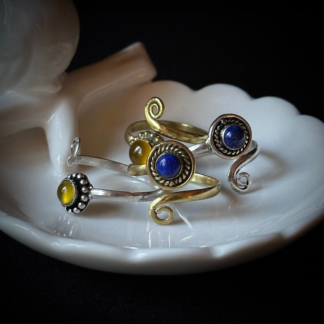 Nurturing Ring - Handmade Ring with Gemstone