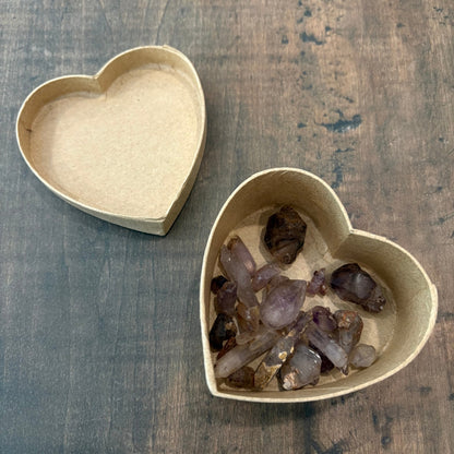 Papier Mache Heart Box - Oddment