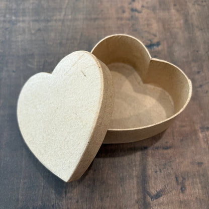 Papier Mache Heart Box - Oddment