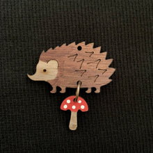 Load image into Gallery viewer, Candle Carousel Charms - Hedgehogs and Mushrooms
