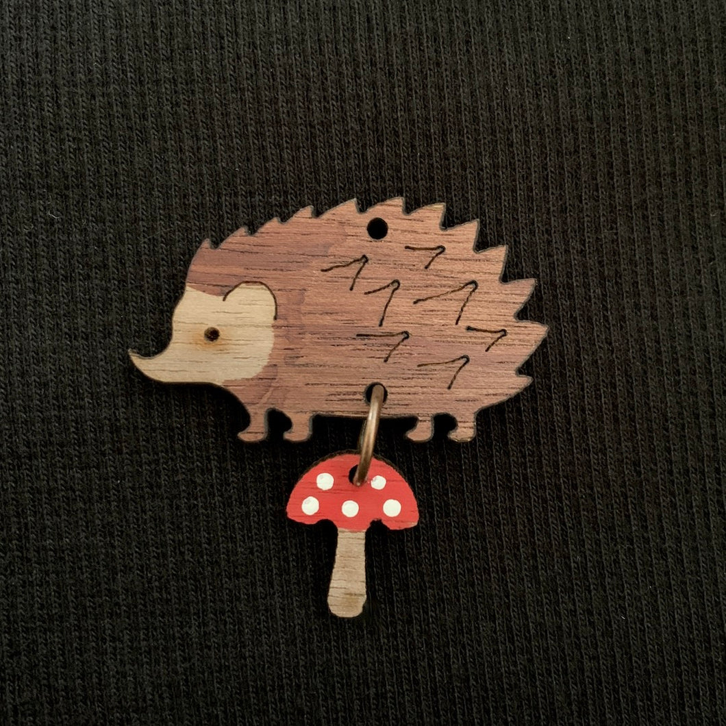 Candle Carousel Charms - Hedgehogs and Mushrooms