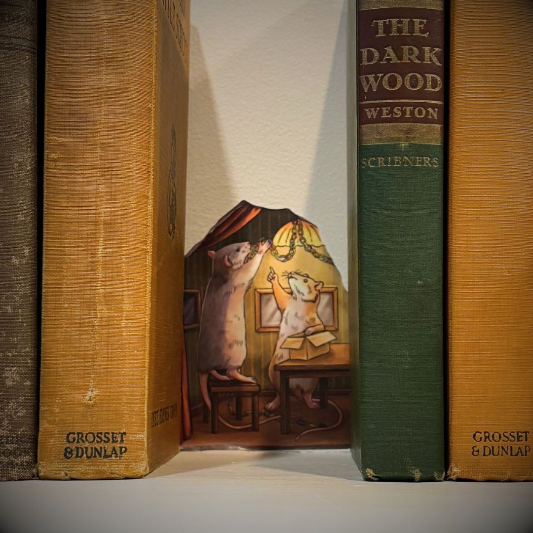 A Glimpse of the House Mice - Wall Decor Sticker