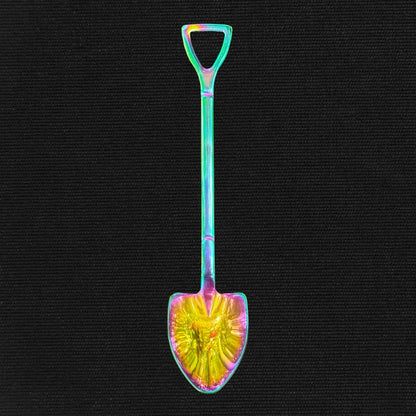 Iridescent Earth-Turning Spade - Garden Shovel Teaspoon - Oddment