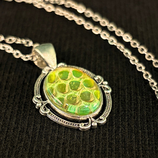 Serpent Talisman - Pendant with Real Shed Snakeskin