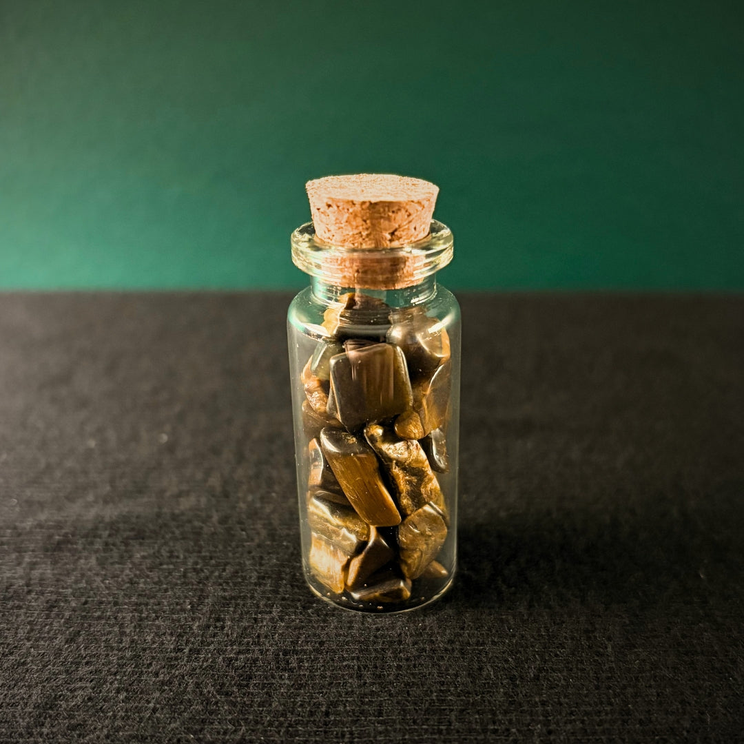 Jar of Tigerseye Chips - Oddment