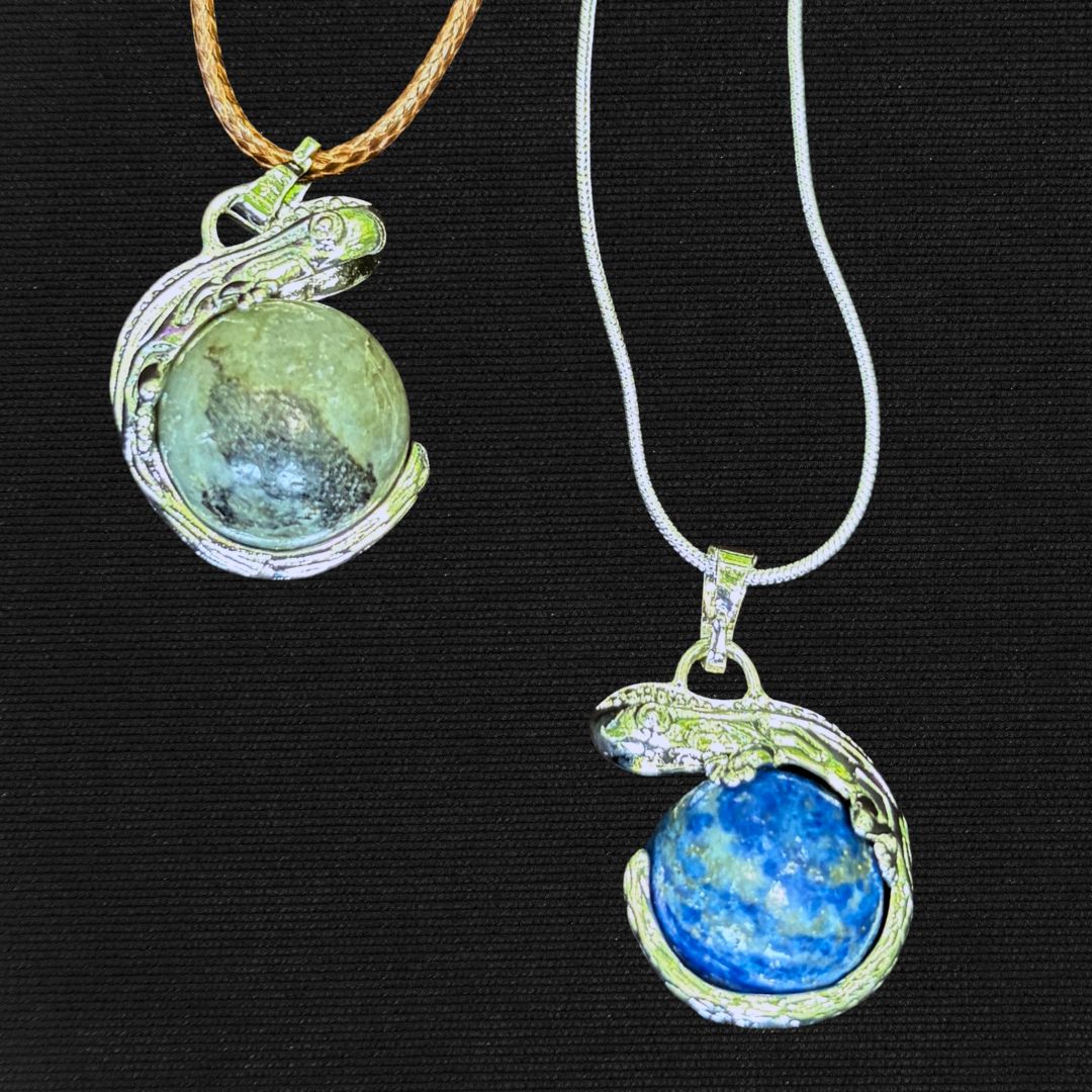 Rain Charming Salamander In Blue - Oddment