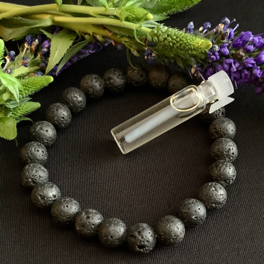 Lava Stone Bracelet and Essential Oil