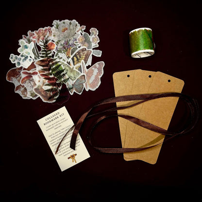 Leaves to Mark Your Spot - Collaged Bookmark Kit