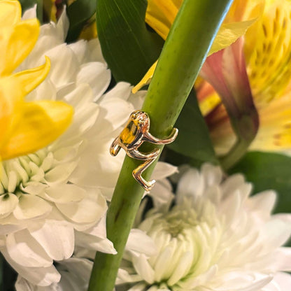Gleaming Ear Cuff - Tiny Frog