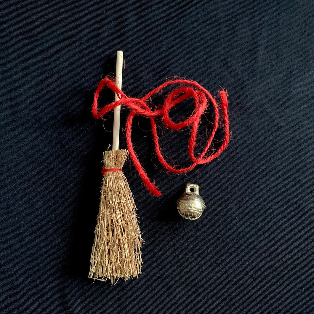 Broom, Bell, & Cord - Cleansing Charm