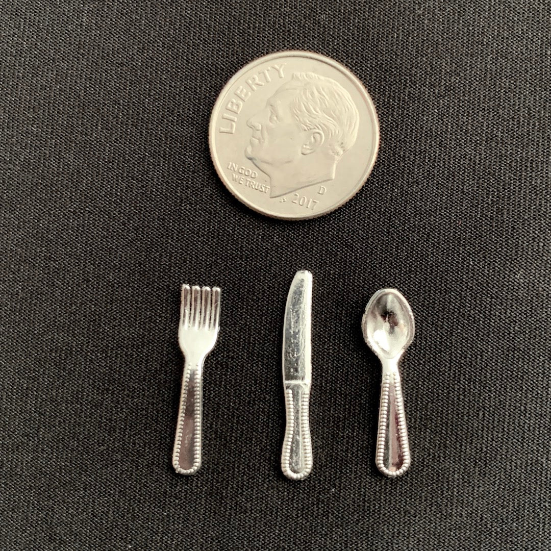 2 Inch Mini Silverware Miniature Flatware - Mouse-Sized Silverware – Birdmoss