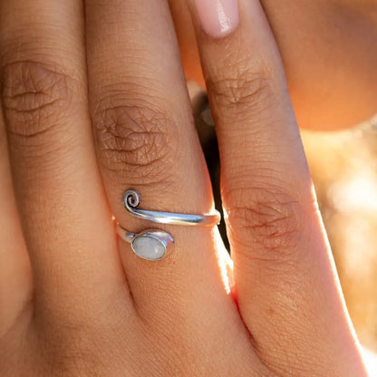 Misty Ring - Adjustable Moonstone Ring