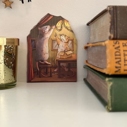 A Glimpse of the House Mice - Wall Decor Sticker