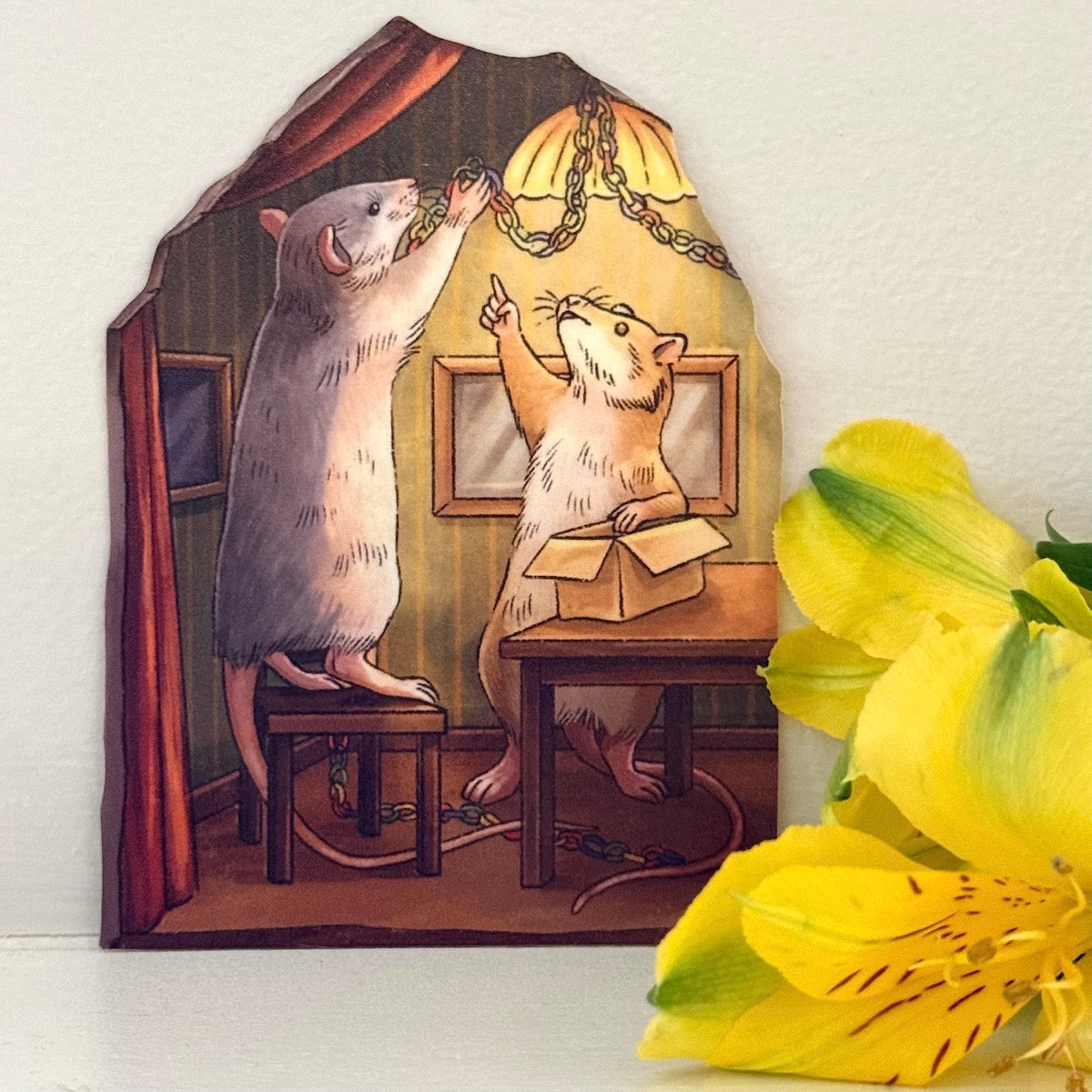 A Glimpse of the House Mice - Wall Decor Sticker