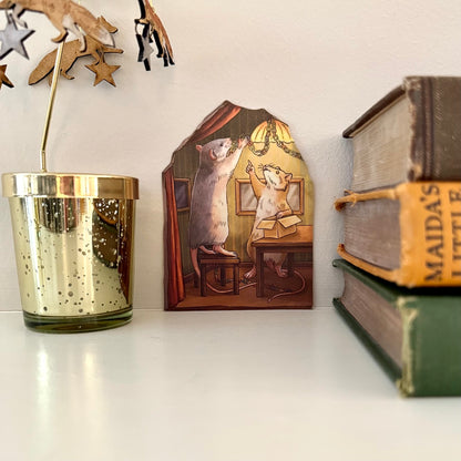 A Glimpse of the House Mice - Wall Decor Sticker