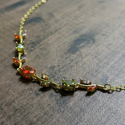 Colourful Vine Necklace - Oddment