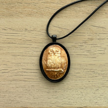Load image into Gallery viewer, Watchful Owl - Gypsum Pendant
