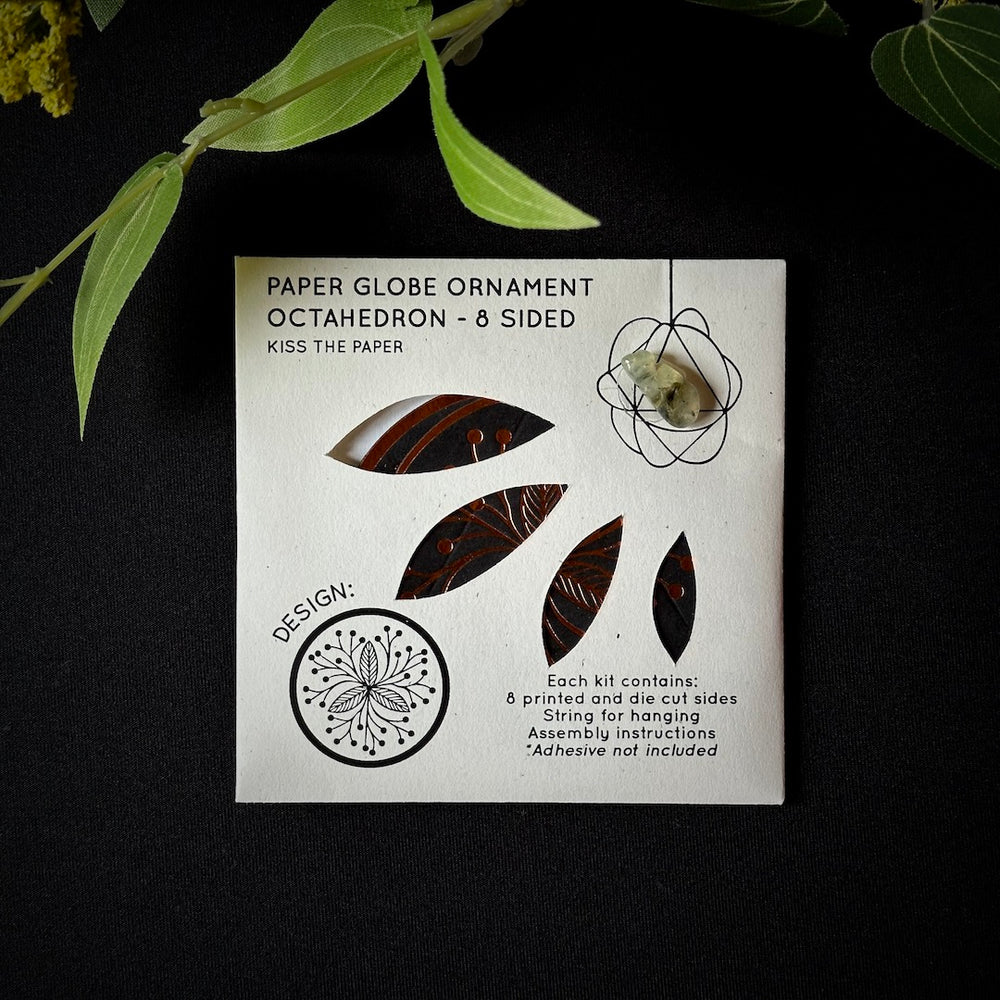 Geometric Charm - Paper Ornament Kit