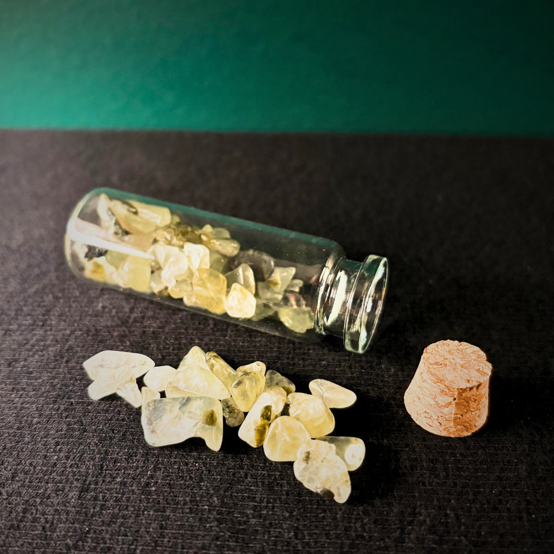 Jar of Prehnite Chips - Healer's Stone - Oddment
