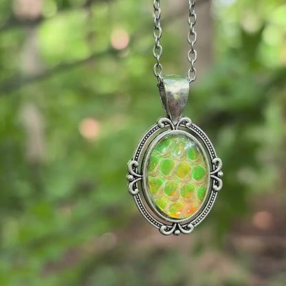 Serpent Talisman - Pendant with Real Shed Snakeskin