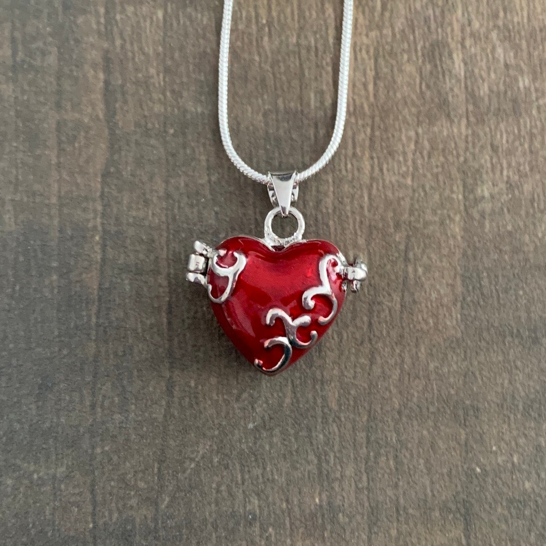 Heart-Shaped Locket with a Tiny Surprise